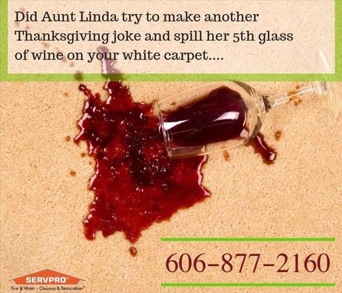 wine spill on living room carpet 